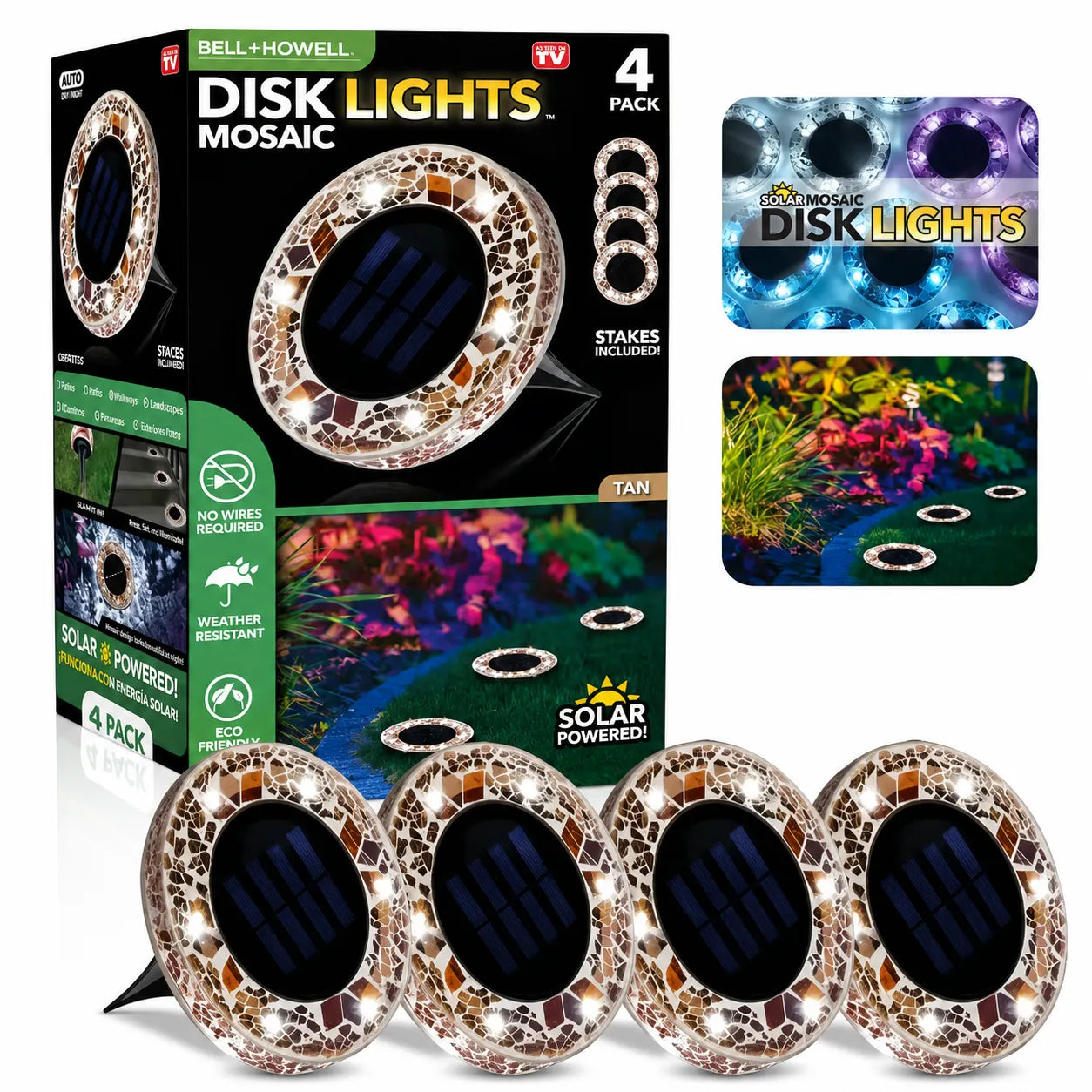 🔥New product 50% OFF!🔥CrystalAura  Solar Disk Lights