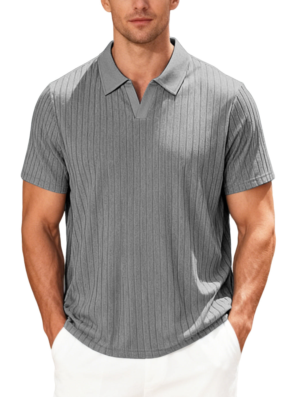 2026 Casual Crew-neck Striped Short-sleeved Shirt