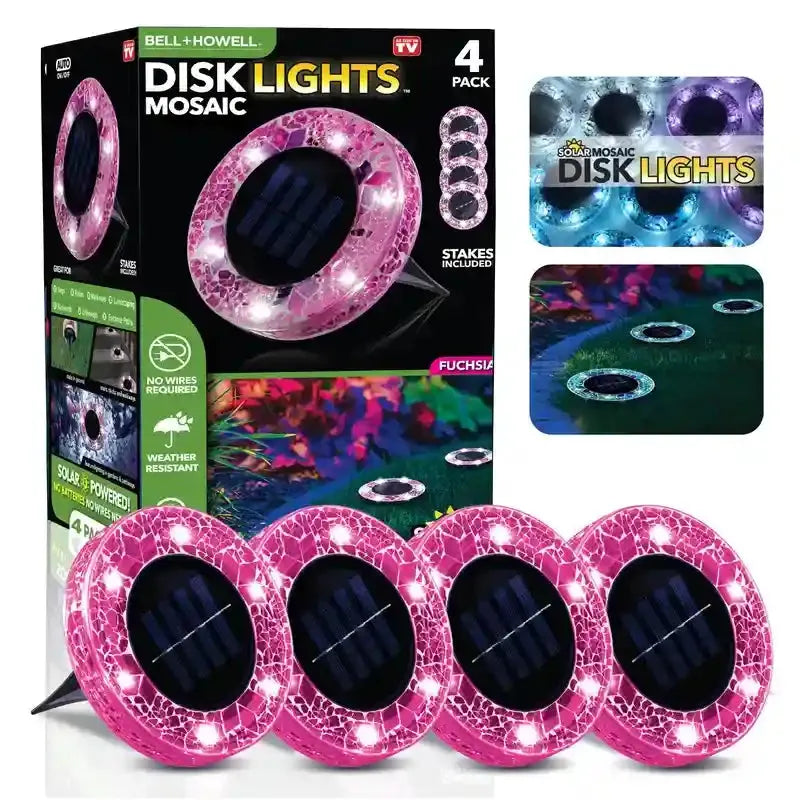🔥New product 50% OFF!🔥CrystalAura  Solar Disk Lights
