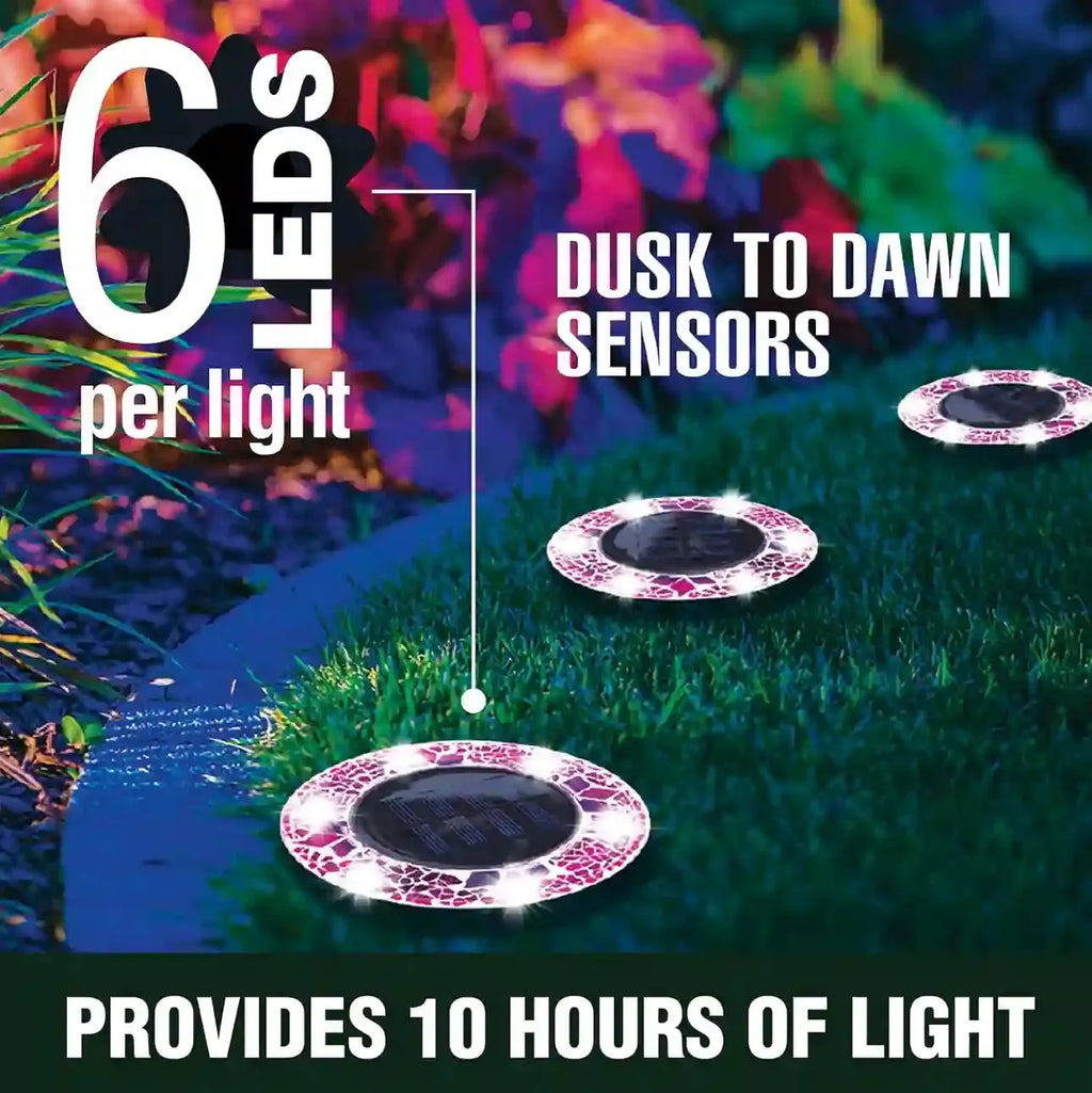🔥New product 50% OFF!🔥CrystalAura  Solar Disk Lights