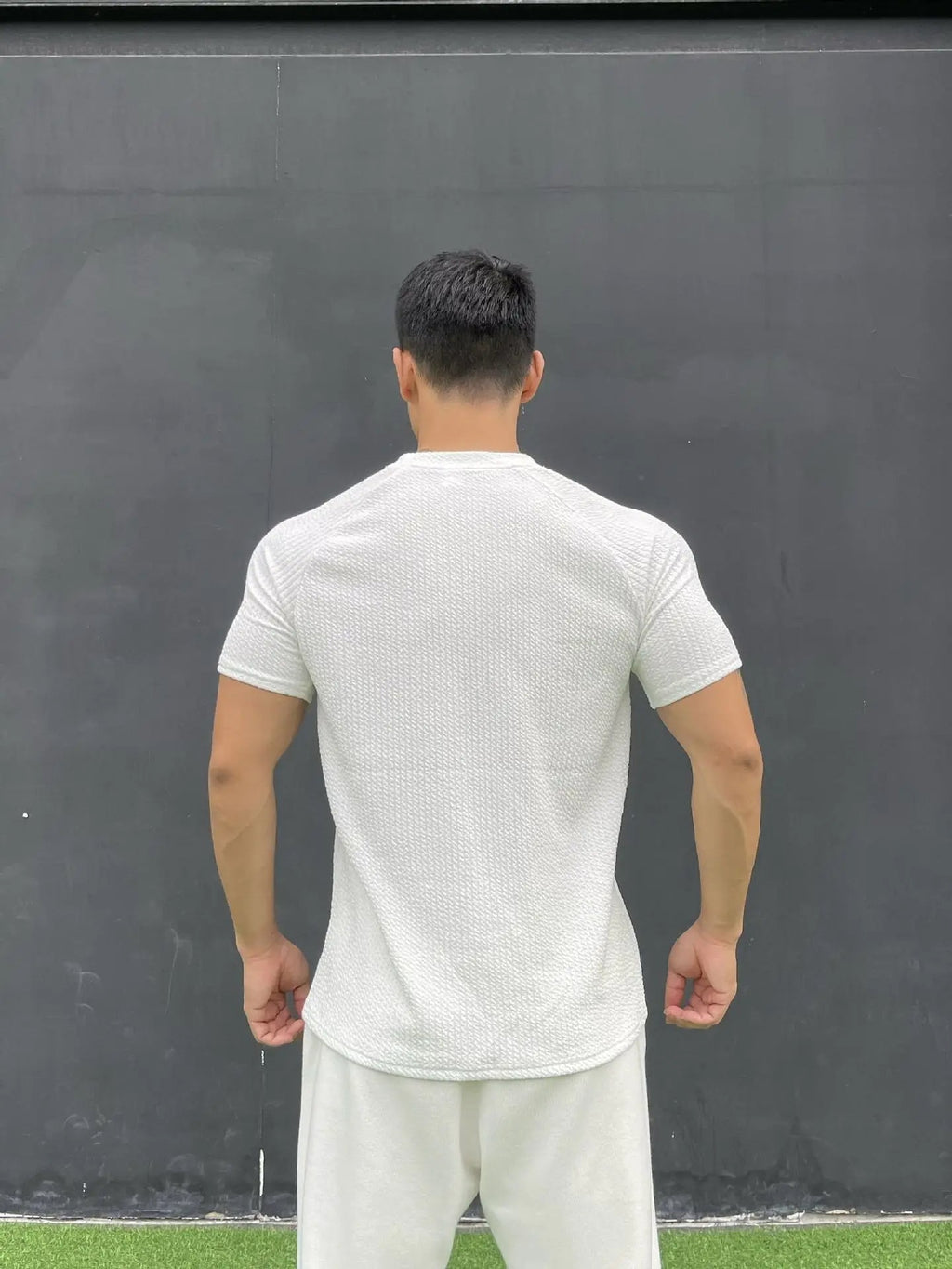Premium Ribbed Knit T-Shirt for Men