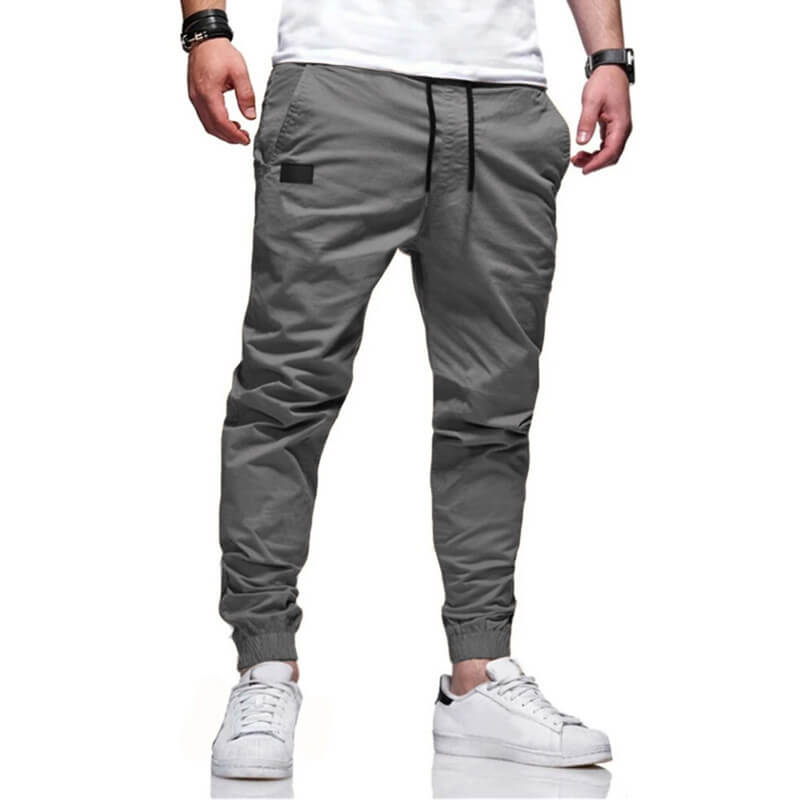 Men's Solid Casual Jogger Pants