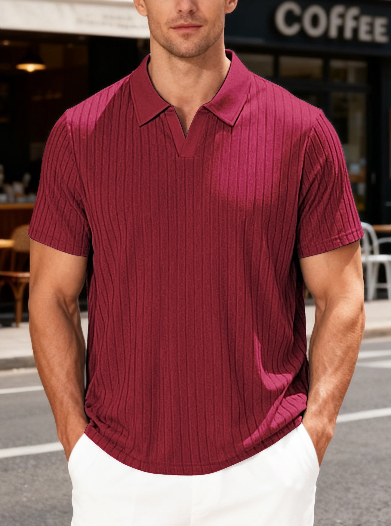 2026 Casual Crew-neck Striped Short-sleeved Shirt