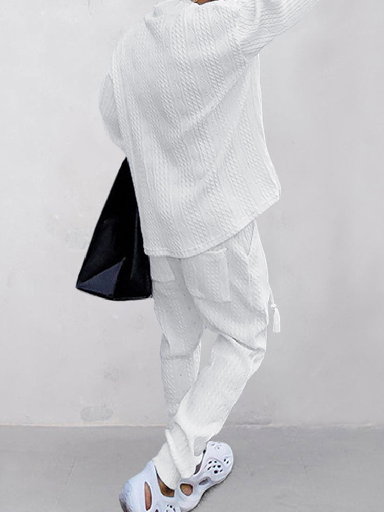 HOT SALE!Athleisure Cable Jacquard Set