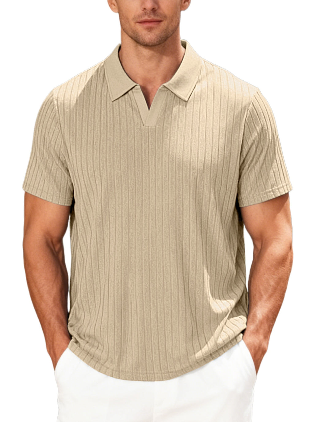 2026 Casual Crew-neck Striped Short-sleeved Shirt