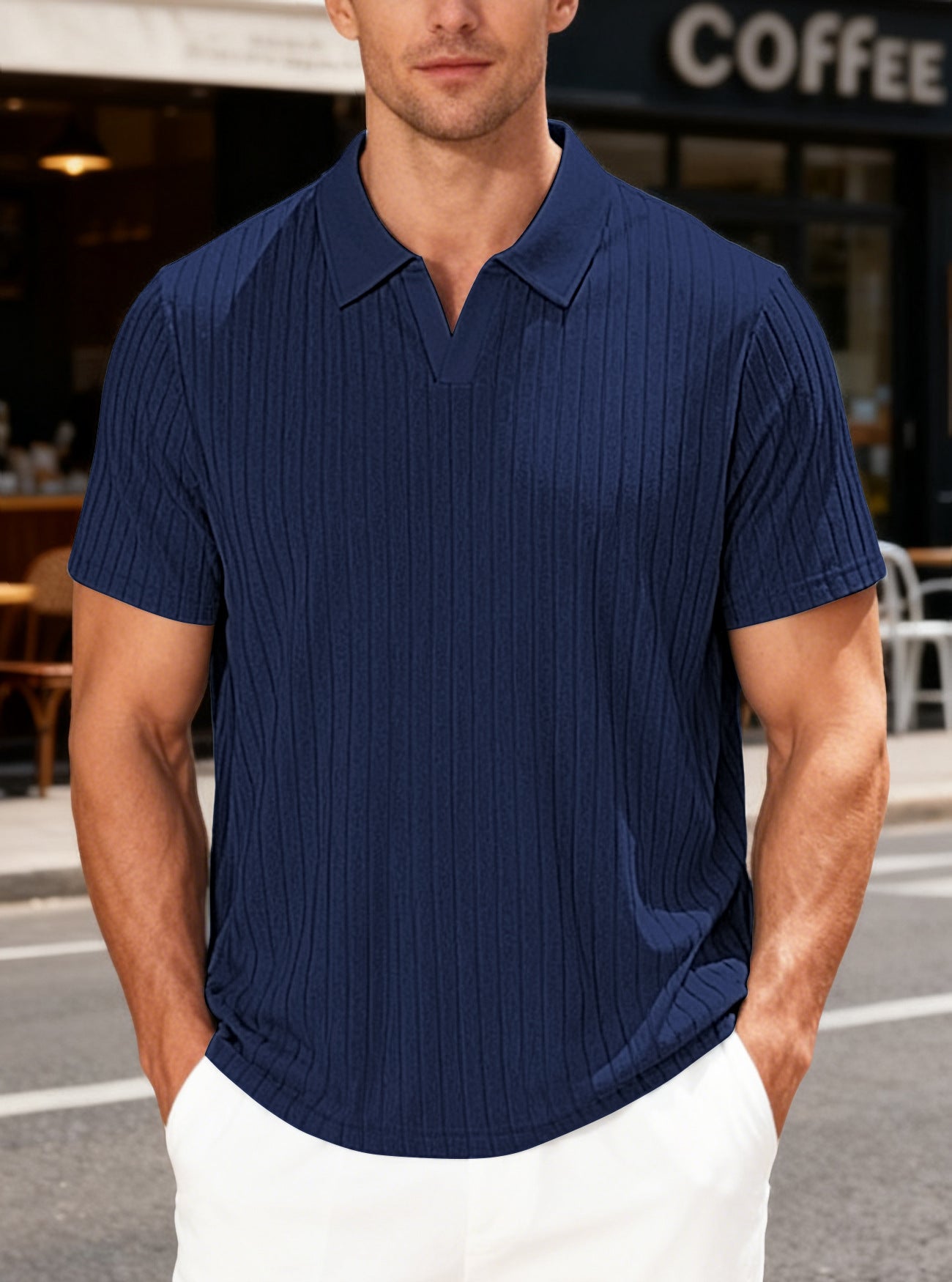 2026 Casual Crew-neck Striped Short-sleeved Shirt