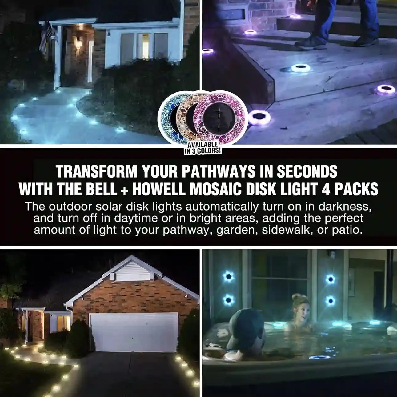 🔥New product 50% OFF!🔥CrystalAura  Solar Disk Lights