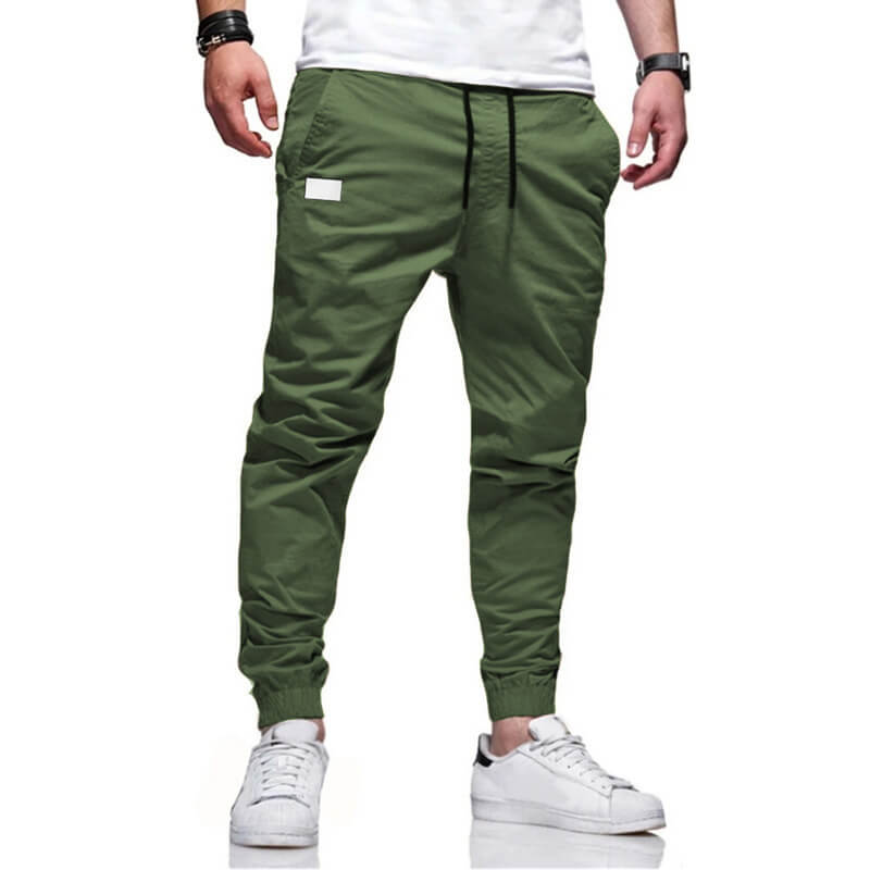 Men's Solid Casual Jogger Pants