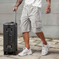 Urban Streetwear Cargo Shorts with Drawstring Waist