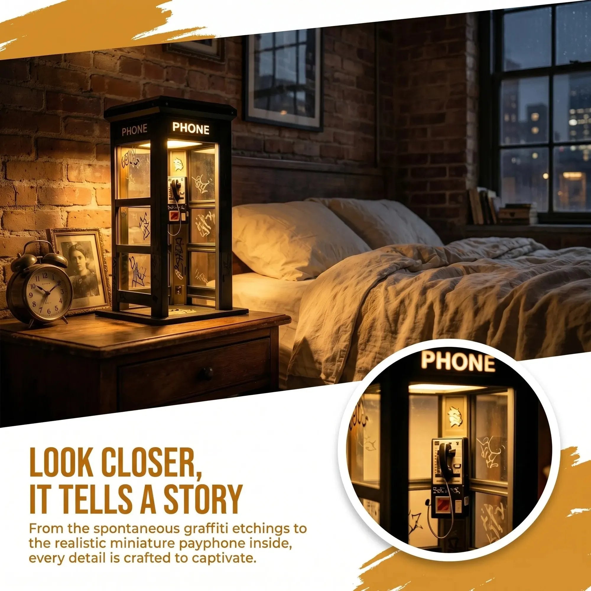 🌙Warm Booth Glow Nightlight