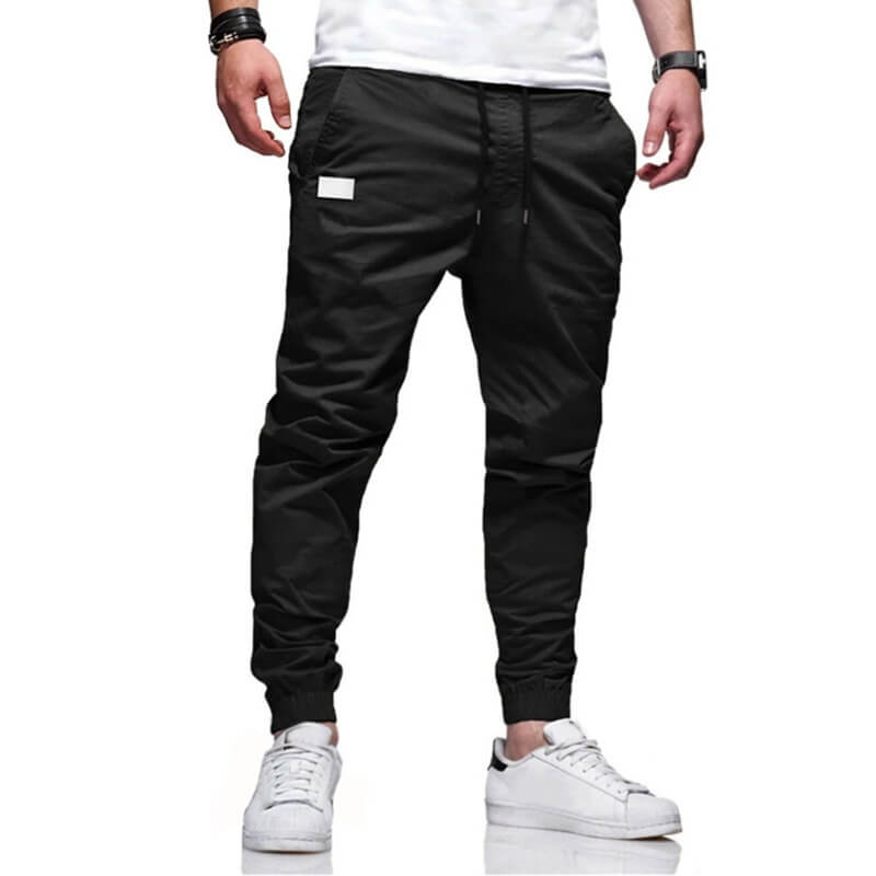 Men's Solid Casual Jogger Pants