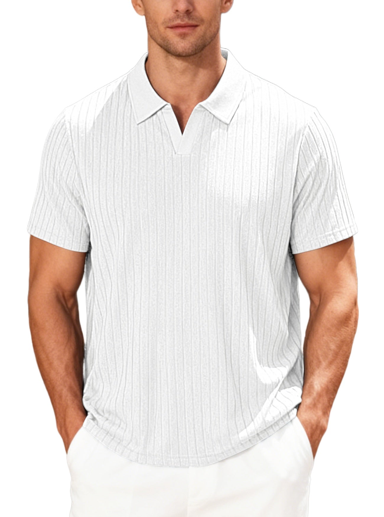 2026 Casual Crew-neck Striped Short-sleeved Shirt