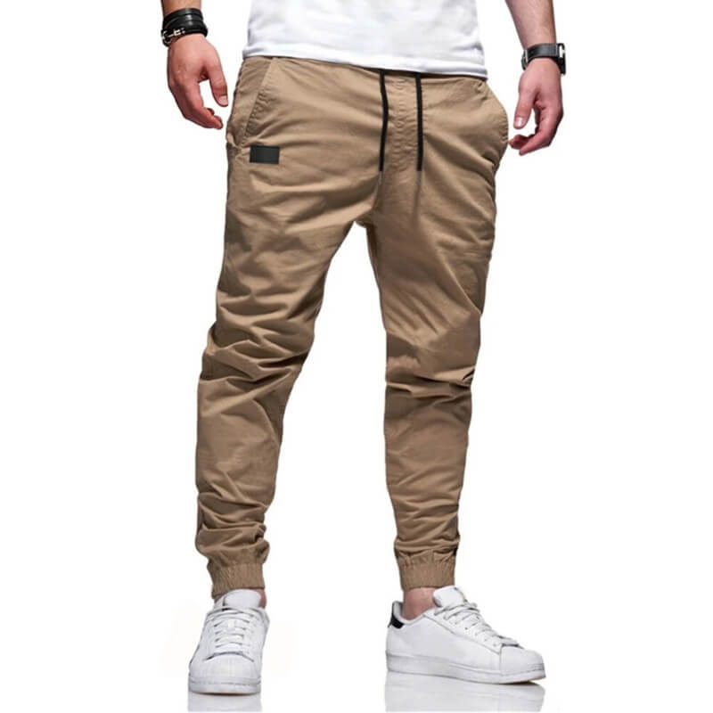Men's Solid Casual Jogger Pants